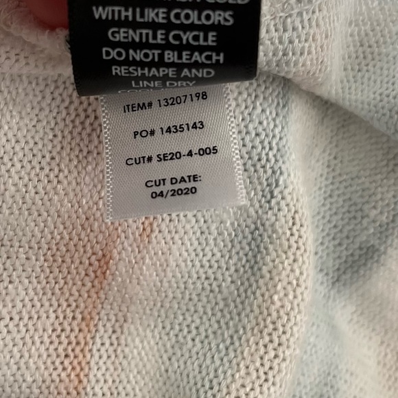 TORRID Multi-Stripe Hacci Hi-Lo Duster Length Stripe Cardigan - Picture 10 of 11